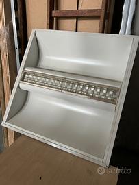 n.9 plafoniere da incasso 600x600mm 4x24w