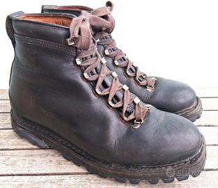 Scarponcini cuoio Alpini E.I. anni 90 tg42