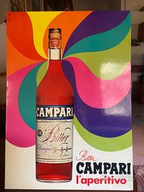 Cartone pubblicitario bitter campari