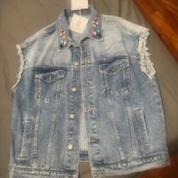 Gilet jeans donna