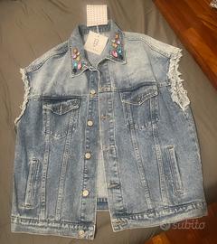 Gilet jeans donna