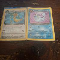 ULTIME 2 CARTE POKEMON VINTAGE 