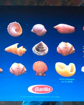 Poster Tovaglietta pubblicità Barilla