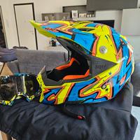 Casco cross enduro AGV  AX 8 EVO taglia M + Masche