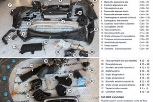 Ricambi fiat 500 x 1.600 multijet