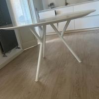 Tavolo Tondo bianco 128cm