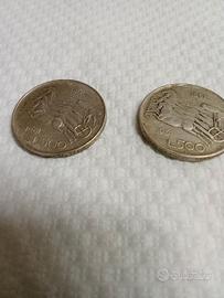 2 monete da lire 500 Cent.Unità d'Italia 1861/1961