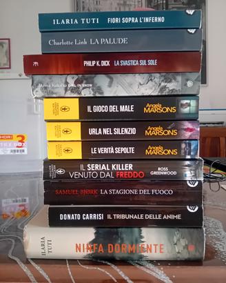 Lotto 11 Libri Thriller/Gialli: Carrisi, Tuti,Dick