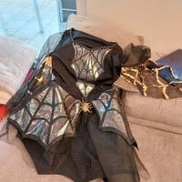 vestito regina dei ragni 8 10 anni