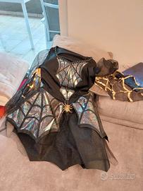 vestito regina dei ragni 8 10 anni