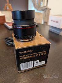 obbiettivo 50mm Canon EOS 