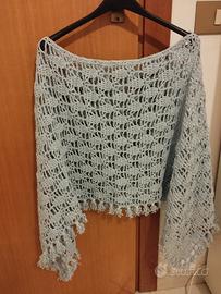 Poncho estivo uncinetto