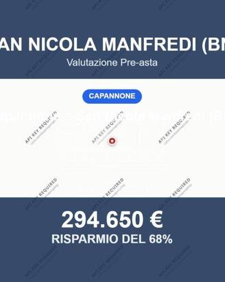 Immobile in asta di 4280 m² a San Nicola Manfredi