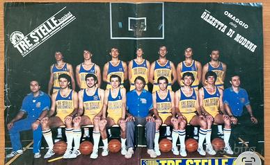Poster basket Tre Stelle Modena 1983 1984