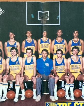 Poster basket Tre Stelle Modena 1983 1984