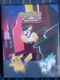 lotto +250 carte Pokemon più due raccoglitori 
