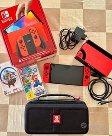 NINTENDO SWITCH OLED MARIO RED EDITION 64GB