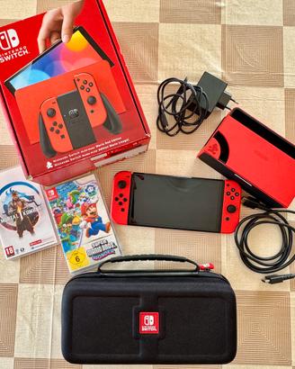 NINTENDO SWITCH OLED MARIO RED EDITION 64GB