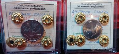 monete lire periziate