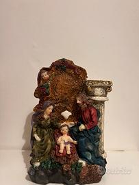 Presepe con luci incorporate