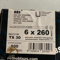 Viti per legno Rothoblaas HBS 6x260