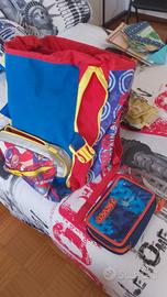 Zaino e astuccio