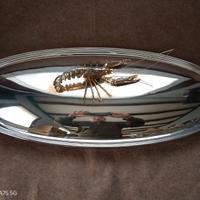 Regale aragostiera da centro, in Silver plate