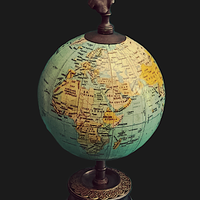 piccolo globo Geografic Politic