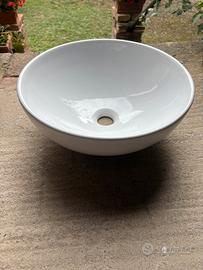 Lavabo da appoggio sfera white