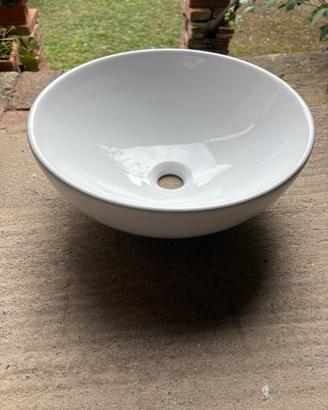 Lavabo da appoggio sfera white