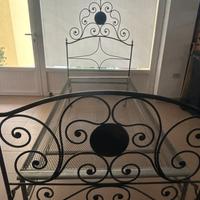 Letto antico ferro battuto