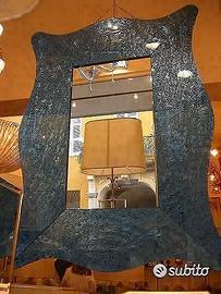 1950 Specchio blu Venini .RARO. Magnificente