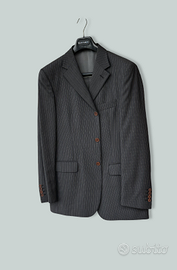 Abito uomo Trendy taglia 50 gessato grigio nuovo