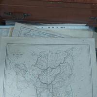 Carta geografica dell'Asia del 1835