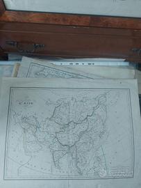 Carta geografica dell'Asia del 1835