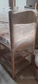 Set 4 sedie da cucina nuove, ancora imballate