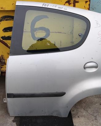 Sportello posteriore sinistro Peugeot 107 2007
