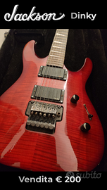 Chitarra Jackson Dinky red usata