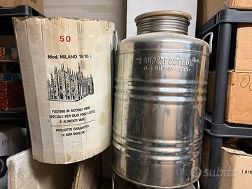 Fusto Barile Contenitore inox per alimentari