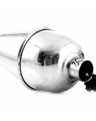 Silenziatore a bombetta cromato vintage con diamet