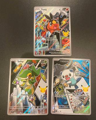 Pokémon Starter Trio Unima Primi Compagni Near Min