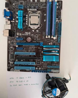 Bundle PC Intel i7-2600K + ASUS P8Z68-V LE + 16GB