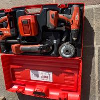 Set Hilti trapano avvitatore smerigliatrice