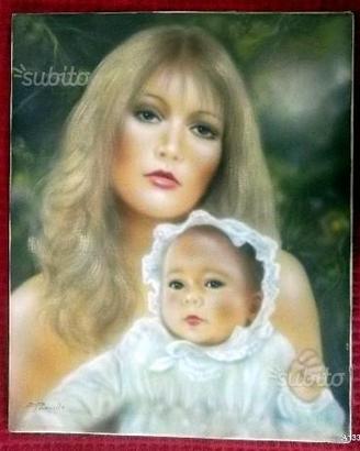 Marco paniello (1943-2005): donna con bambino