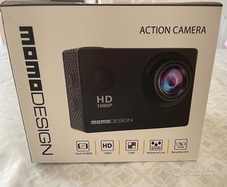 Action camera con garanzia e scontrino
