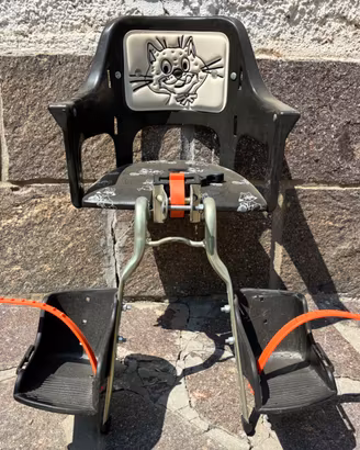 Seggiolino bici anteriore bambino vintage – con po