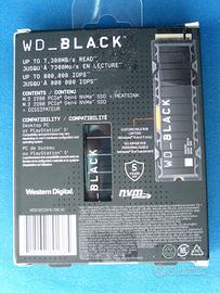 SSD WD BLACK SN850X 1TB per PS5 con dissipatore