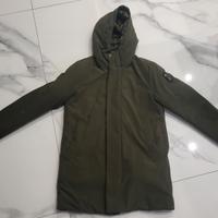 Bomboogie - Giubbotto invernale verde (tipo Parka)