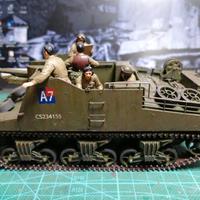 Semovente USA 1:35 SEXTON II con equipaggio