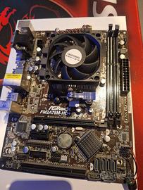 scheda madre  as rock + cpu amd